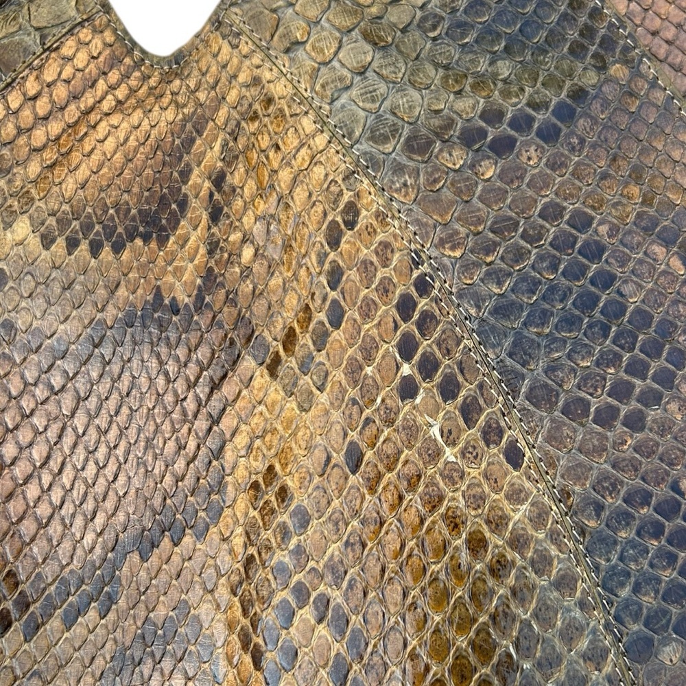 NANCY GONZALEZ PYTHON SHOULDER STRAP HOBO HANDBAG - image 13